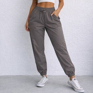 RBX Women's Taupe Jogger Pants Large Casual Comfy Swishy